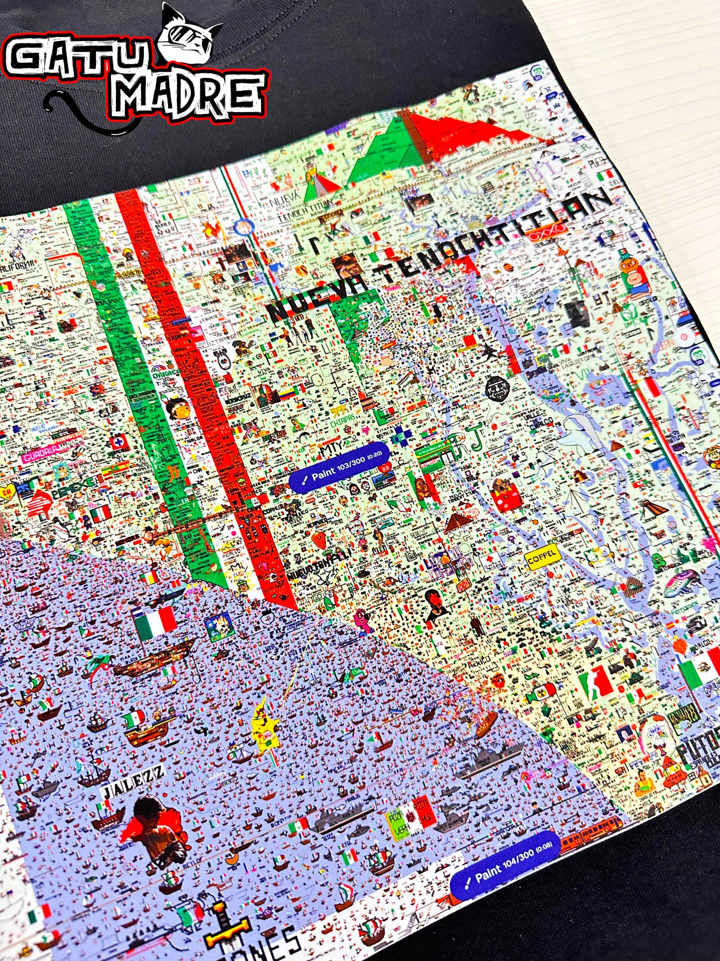 Playera WPLACE México vs España