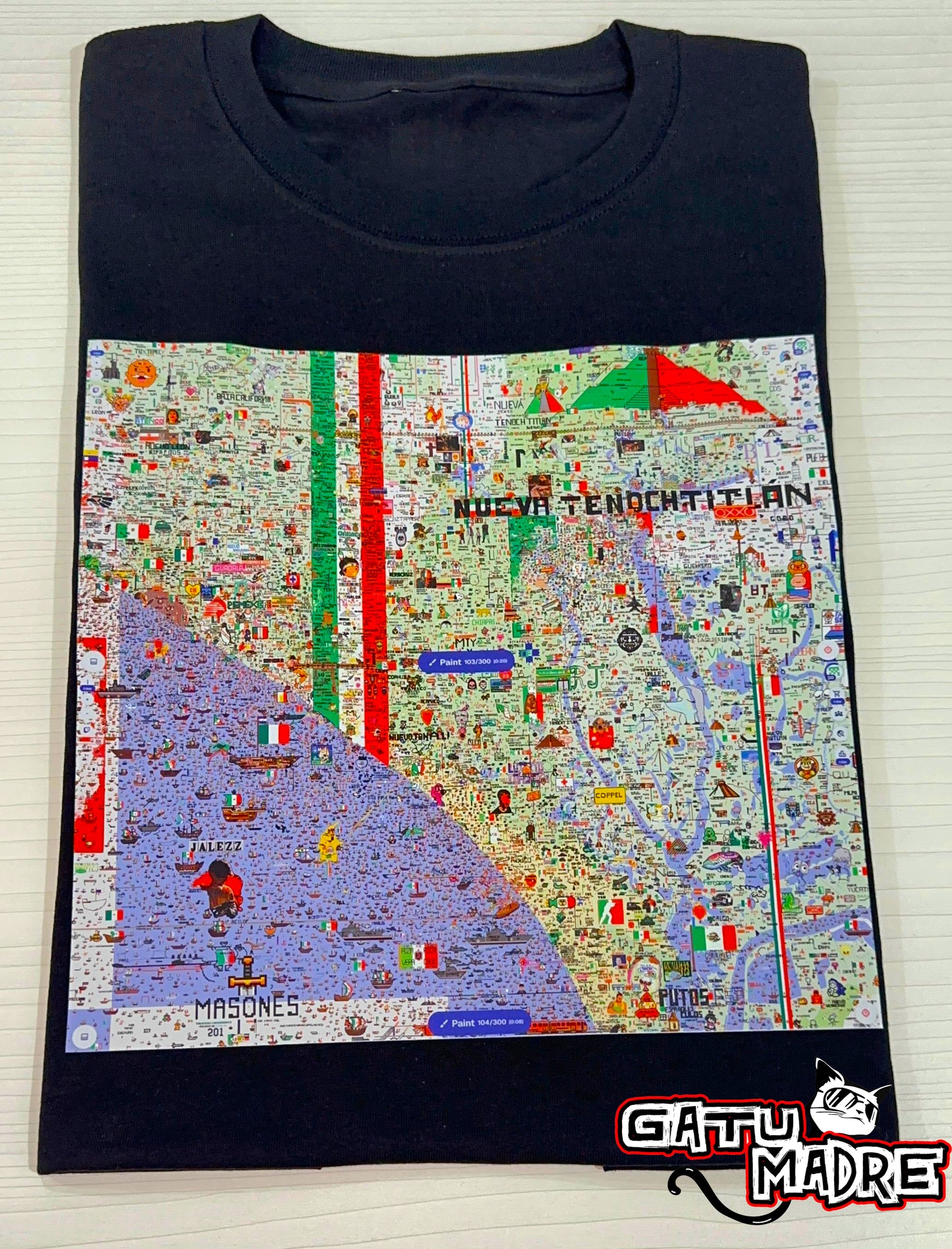 Playera WPLACE México vs España