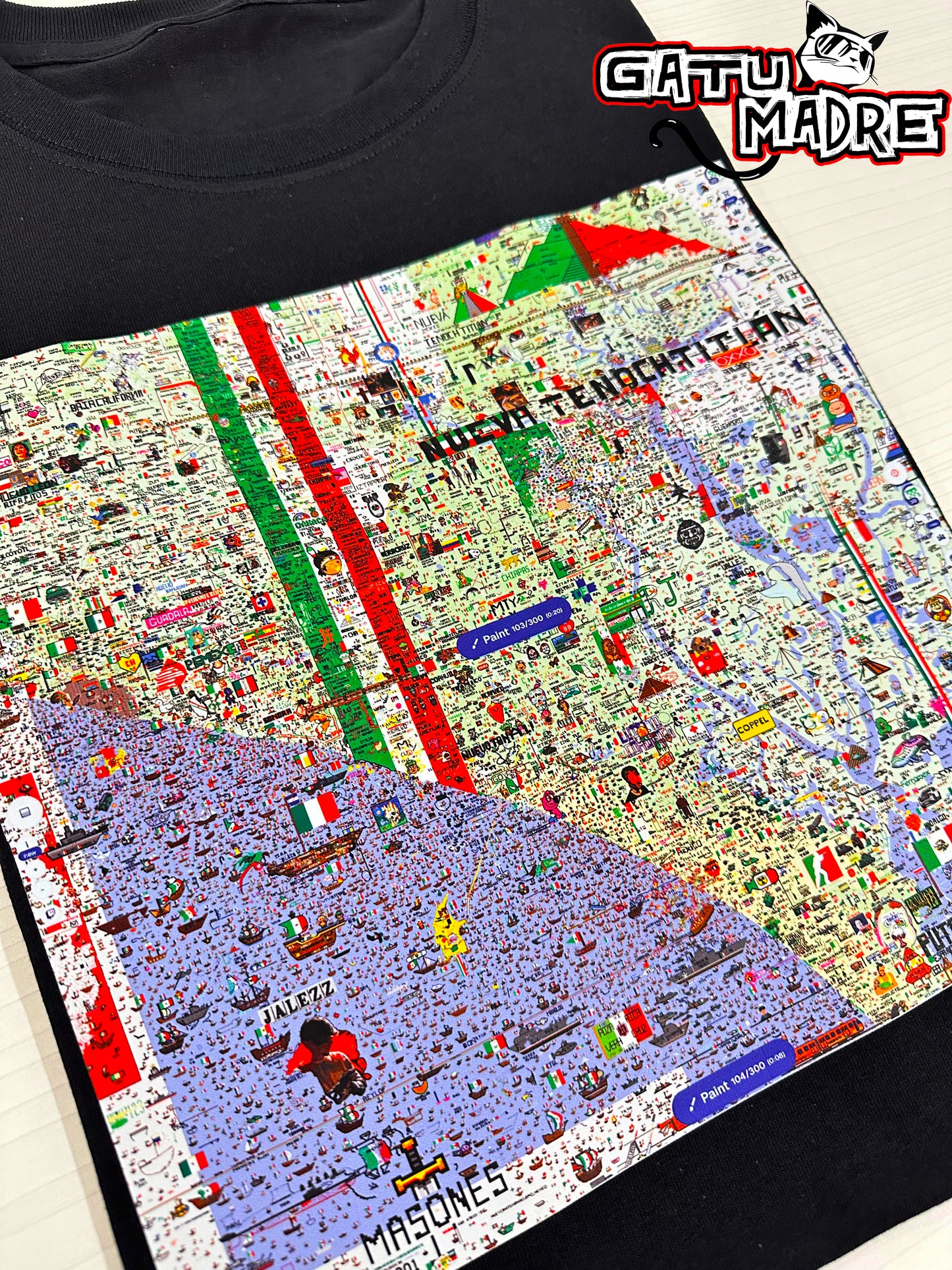 Playera WPLACE México vs España