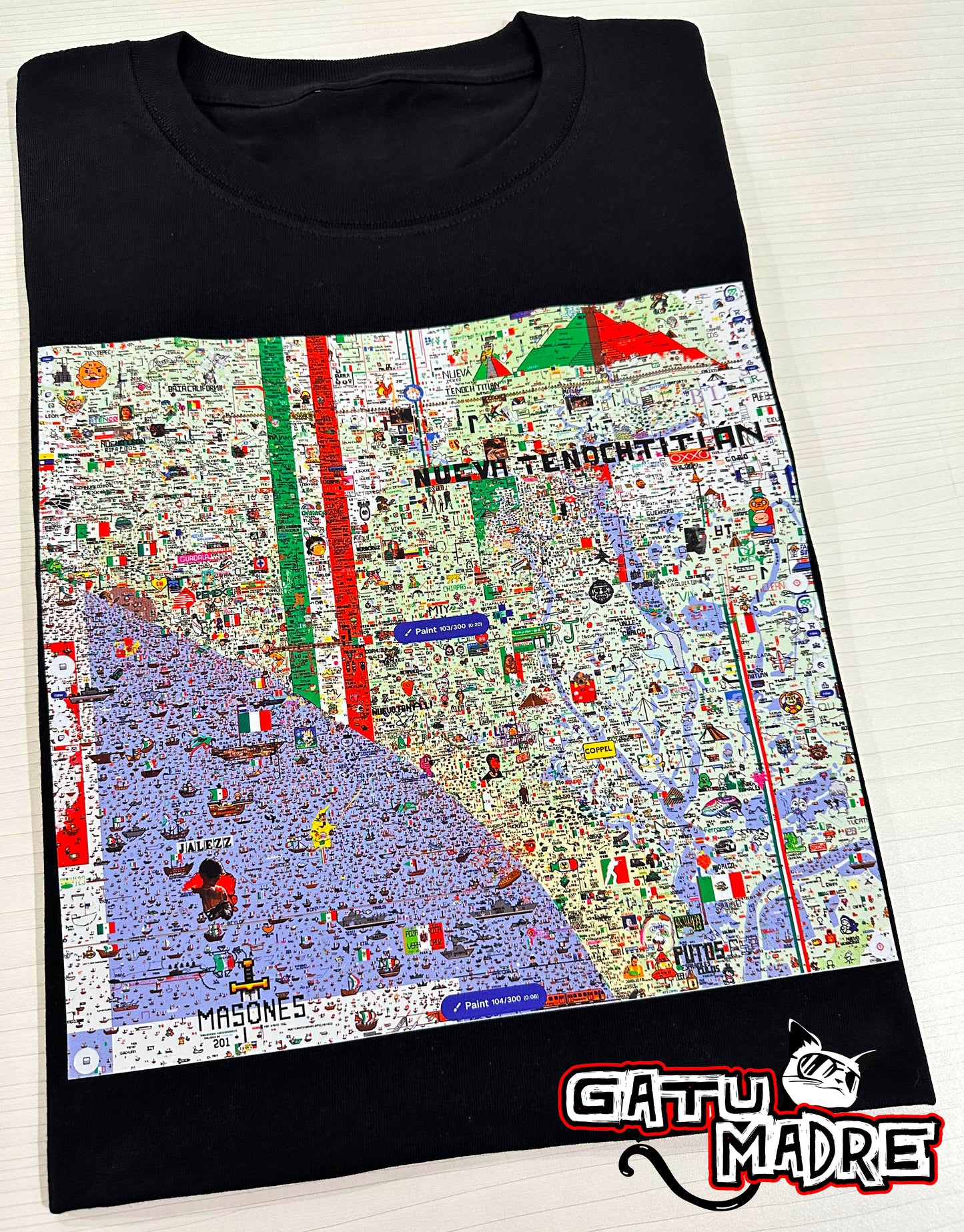 Playera WPLACE México vs España