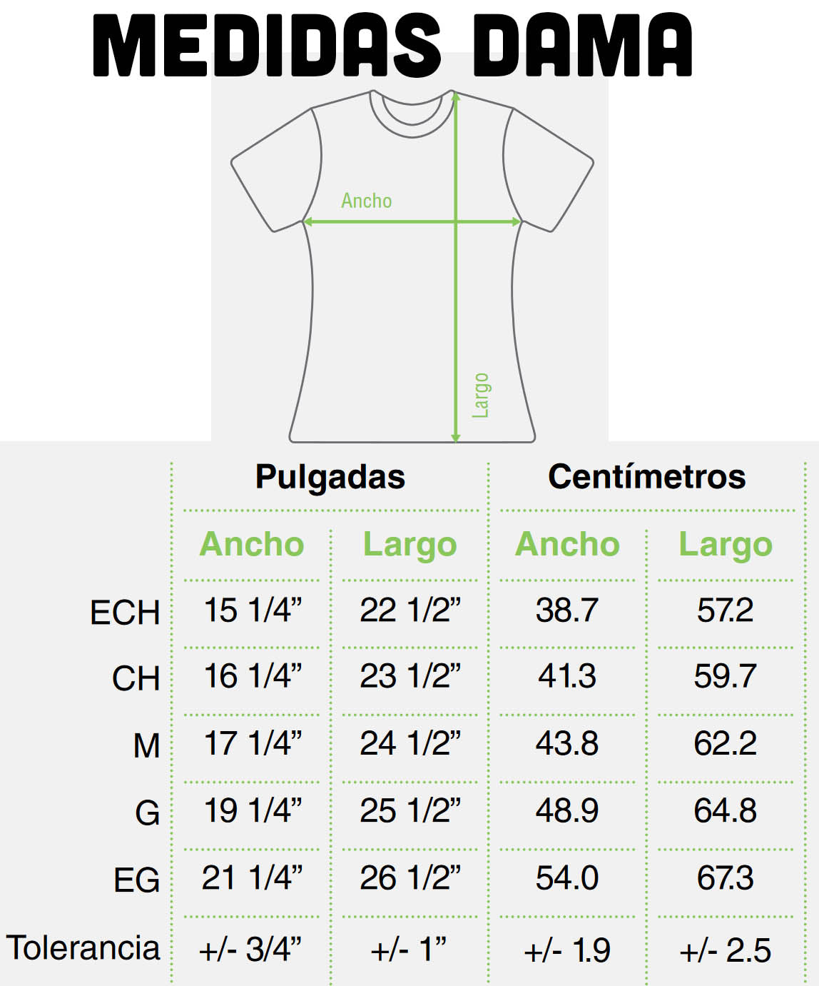 Playera Junior H Dama