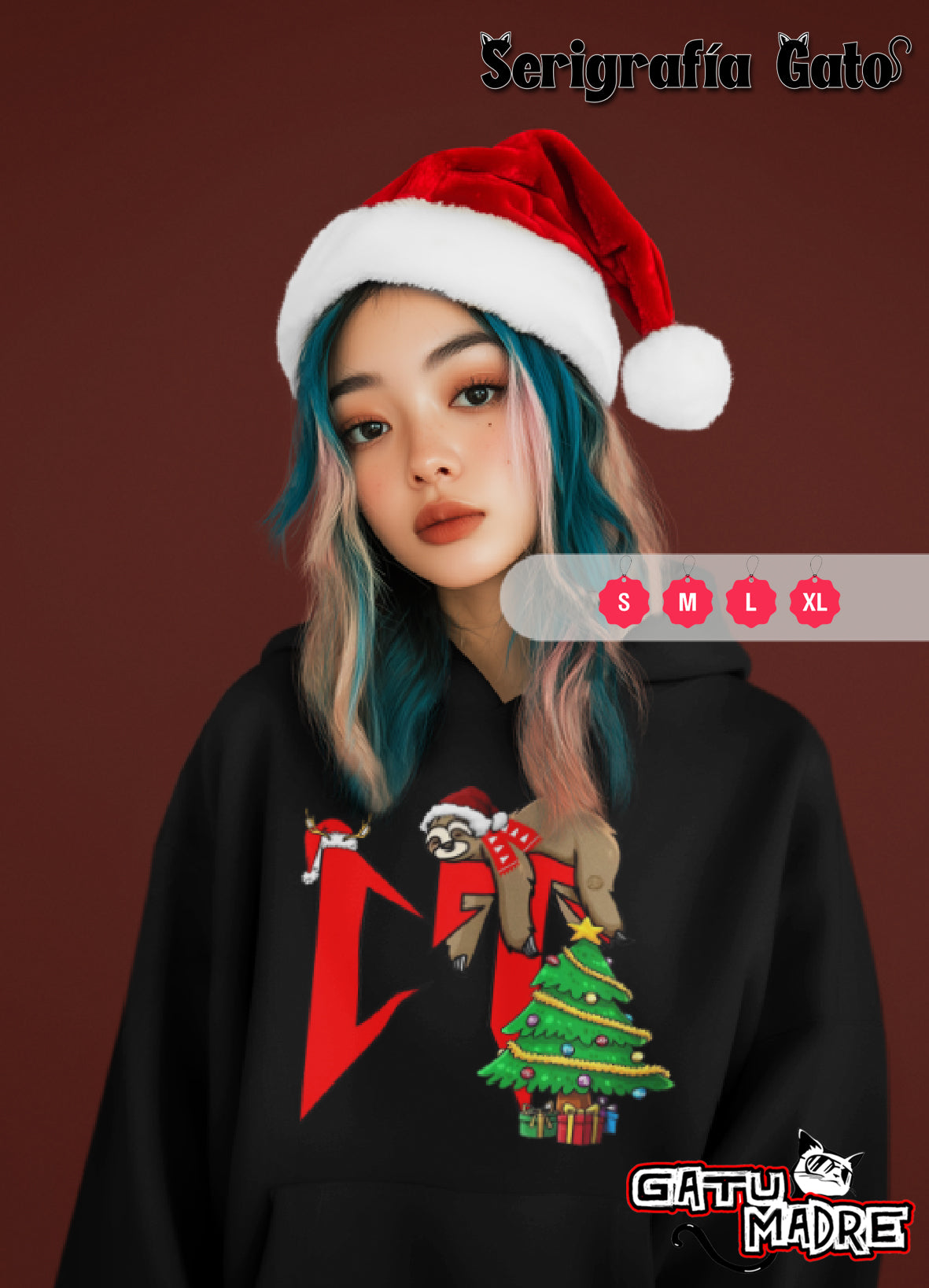 Sudadera CT Navideño NAVIDAD TUMBADA